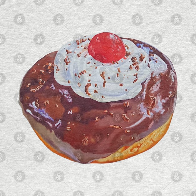 Black Forest Donut painting (no background) by EmilyBickell